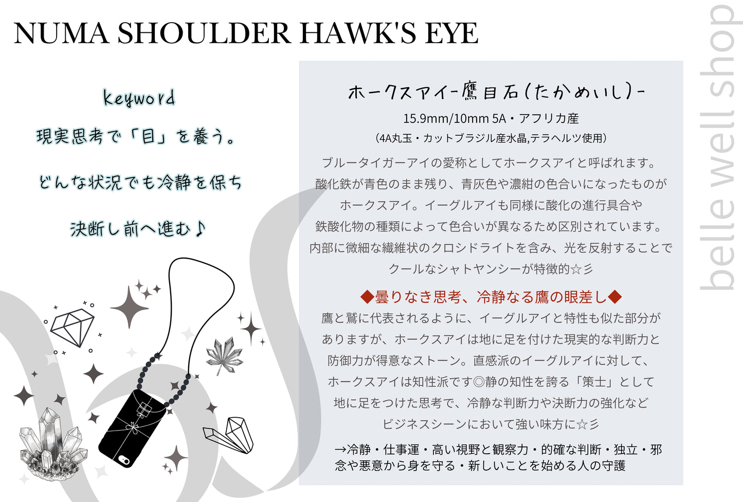 Hawk's Eye -Black-