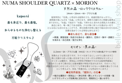 Rock crystal with Morion