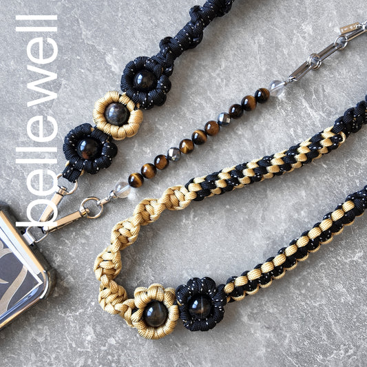 Black Tiger eye × Tiger eye