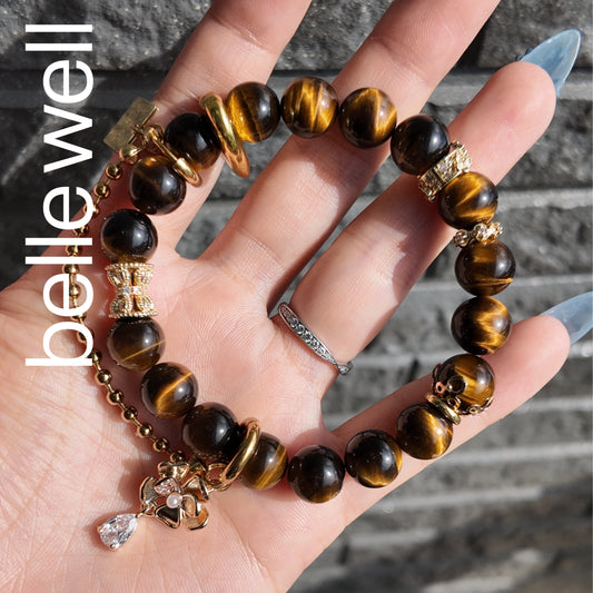 Tiger's eye -Gold or Silver-