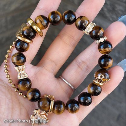 Tiger's eye -Gold or Silver-