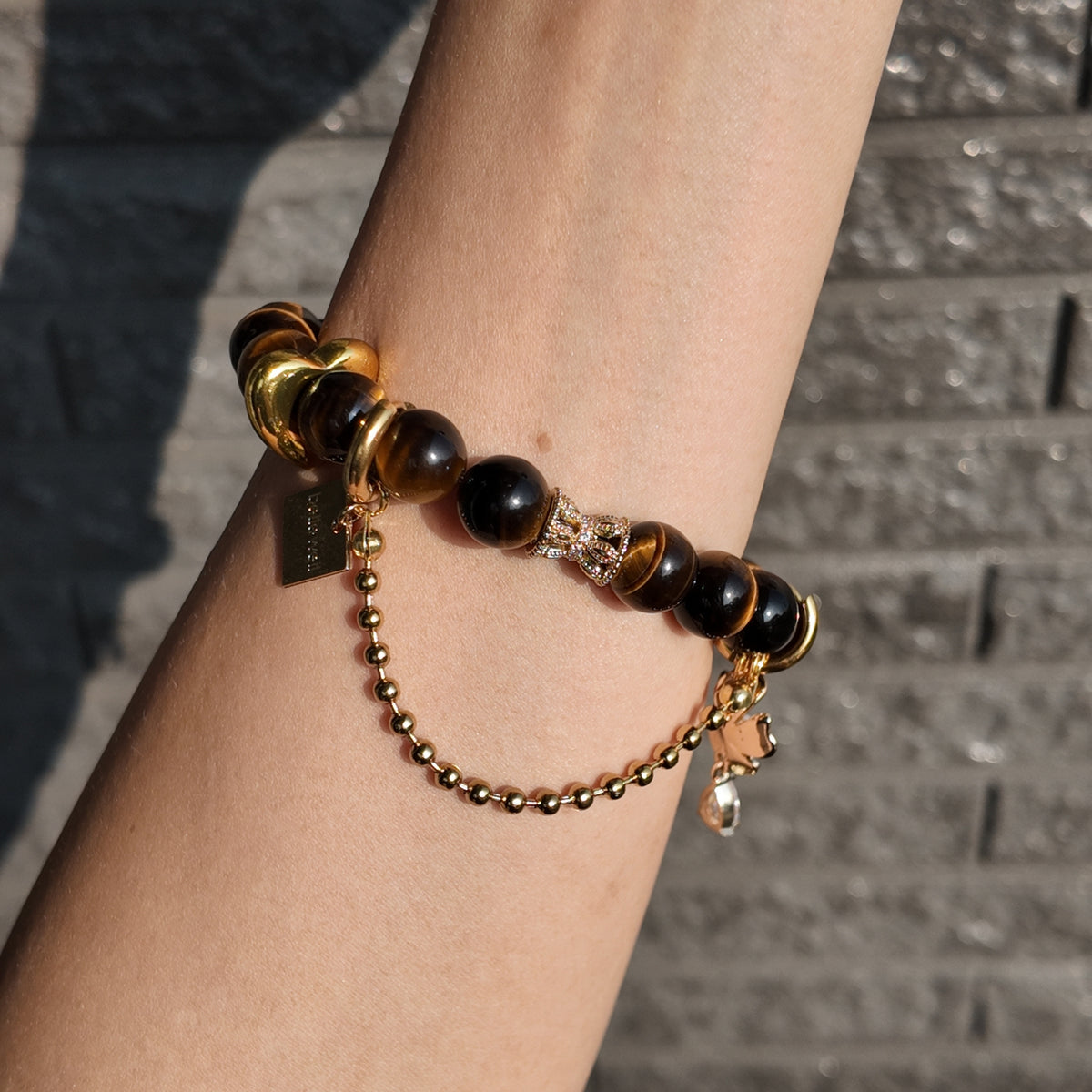 Tiger's eye -Gold or Silver-