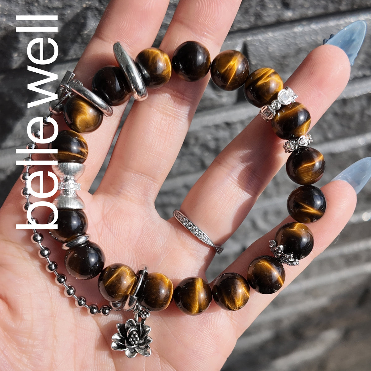 Tiger's eye -Gold or Silver-