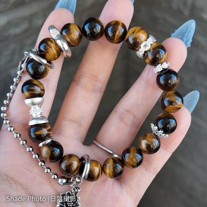 Tiger's eye -Gold or Silver-