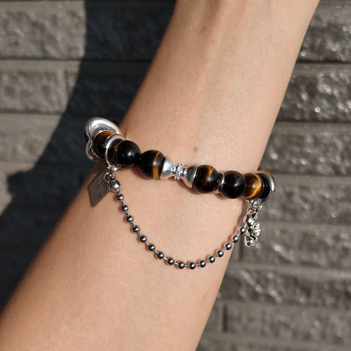 Tiger's eye -Gold or Silver-